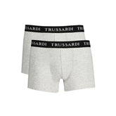 Trussardi Brown Cotton Men Boxer Underwear